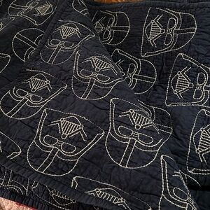 Pottery Barn Kids Star Wars Darth Vader quilt with two shams standard